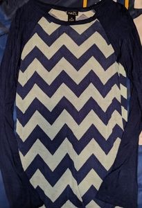 Chevron long sleeve tee - medium